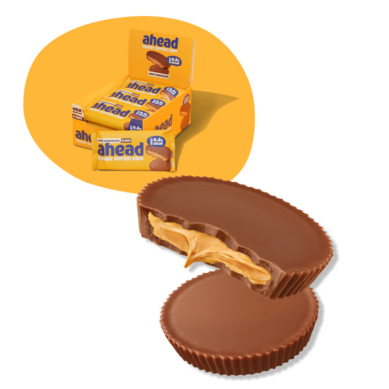 Ahead Peanut Butter Cups Süße Erinnerung, 90 weniger Zucker! ahead® The Better for You Company