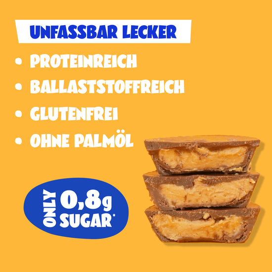 Ahead Peanut Butter Cups Süße Erinnerung, 90 weniger Zucker! ahead® The Better for You Company