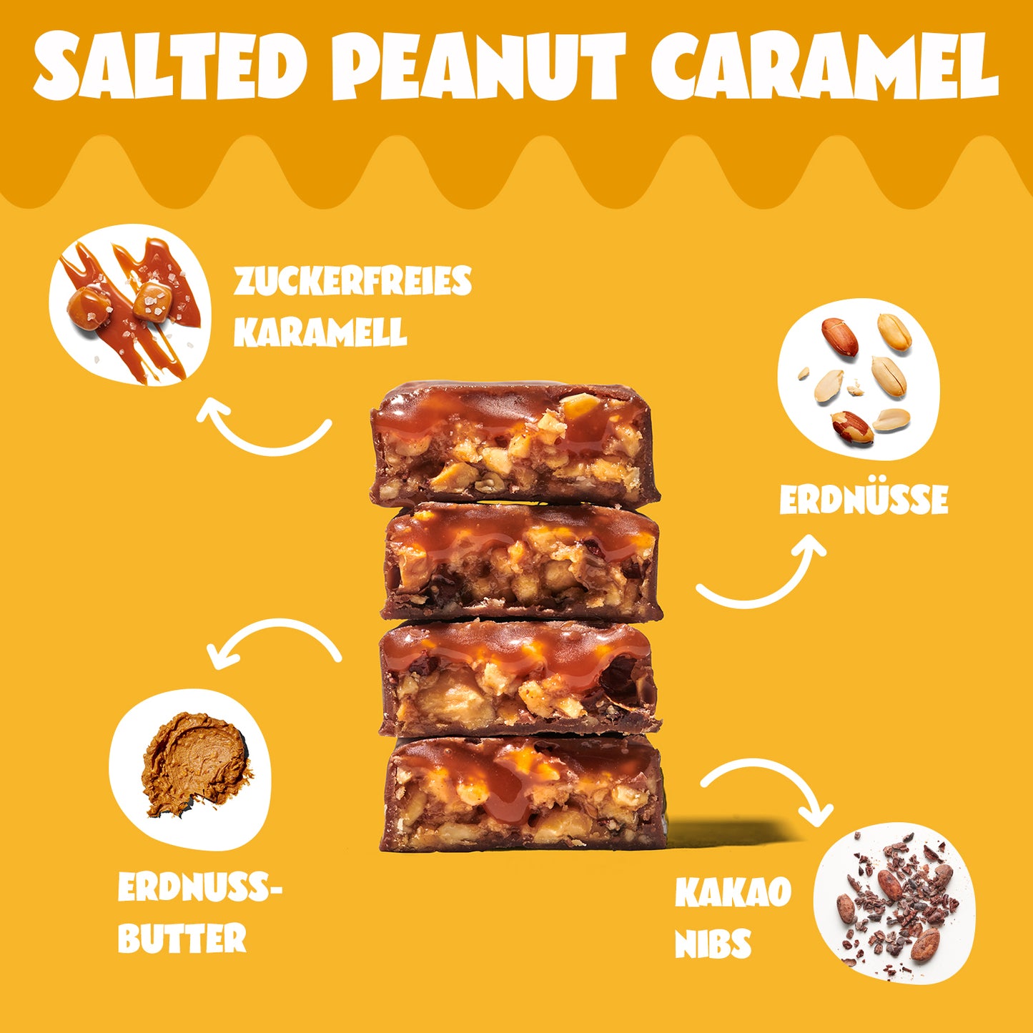 Salted peanut caramel