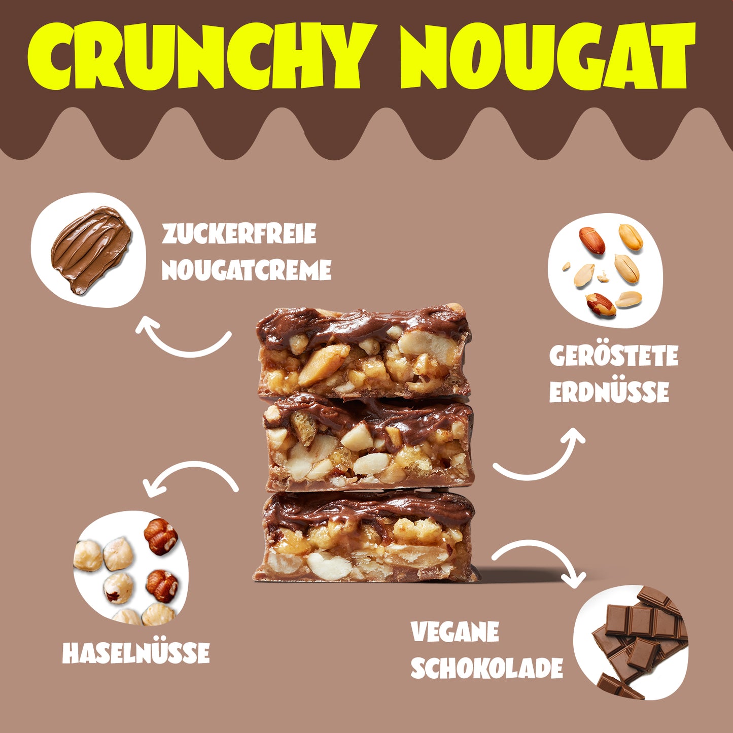 Crunchy nougat