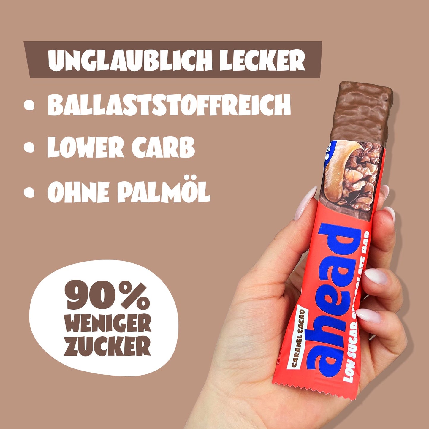 Chocolate bar sample package