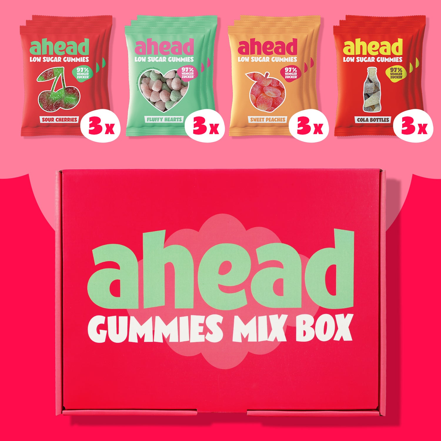 Gummies Box Gummies Probierpaket – ahead® | The Better for You Company