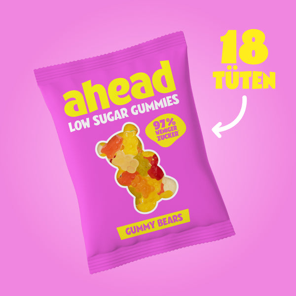 Gummy Bears kaufen » Zuckerarme Gummibärchen – ahead®