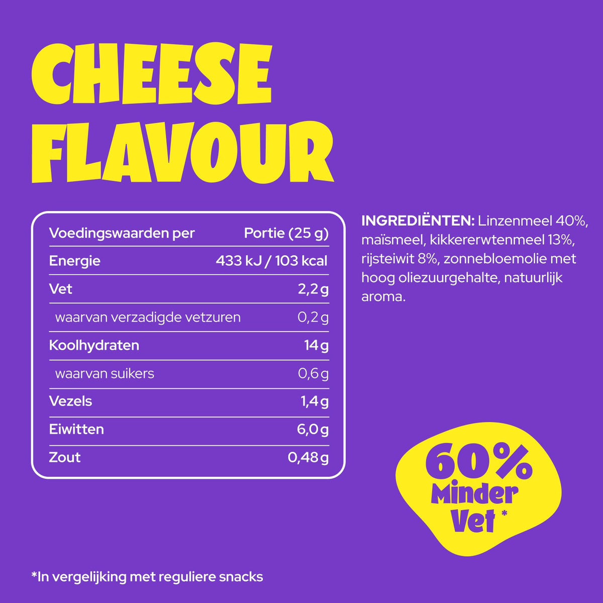 Valori nutrizionali Ahead Protein Flips Cheese