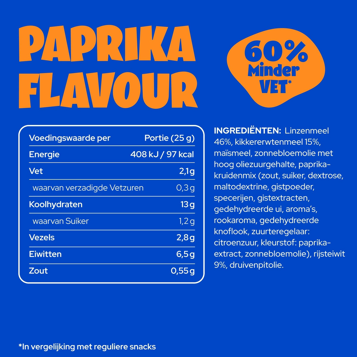 Valori nutrizionali Ahead Protein Flips Paprika